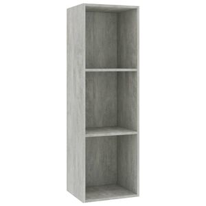 vidaXL Biblioth&egrave;que/Meuble TV Gris b&eacute;ton 36x30x114cm Bois d&rsquo;ing&eacute;nierie