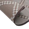 vidaXL Tapis d'ext&eacute;rieur ARAKIL marron &Oslash;200 cm PP