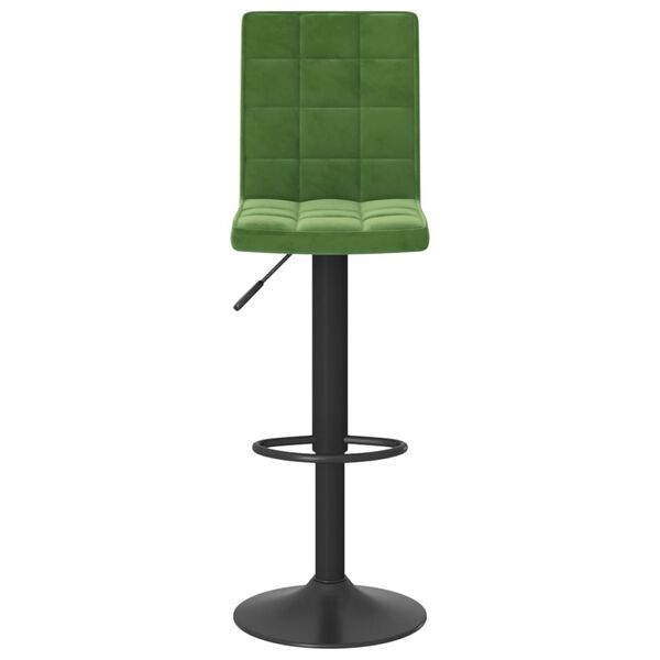 vidaXL Tabouret de bar Vert foncé Velours
