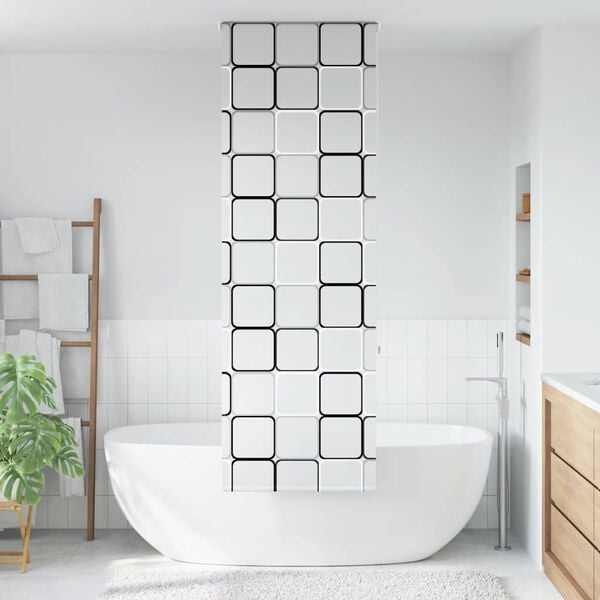 vidaXL Store enrouleur de douche 70x240 cm largeur du tissu 66 cm