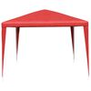 vidaXL Tente de f&ecirc;te Rouge 400 x 300 x 255 cm PE et acier