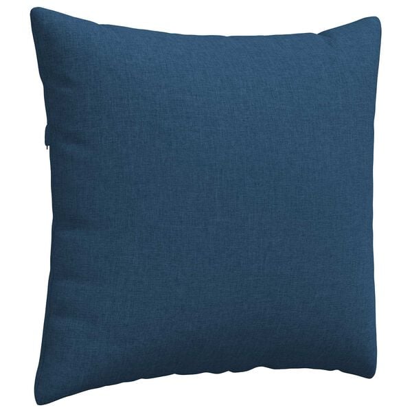 vidaXL Coussins de canap&eacute; 2 pcs Bleu 45 x 45 cm tissu