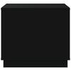 vidaXL Table basse noir 51x50x44 cm bois d'ingénierie