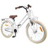 vidaXL V&eacute;lo pour Enfants 18 Pouces pour les 5-7 ans Blanc