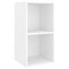 vidaXL Ensemble de meuble TV 3 pcs Blanc Bois d'ing&eacute;nierie