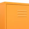 vidaXL Garde-robe Jaune moutarde 90x50x180 cm Acier