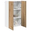 vidaXL Armoire suspendue avec porte Ch&ecirc;ne artisanal 60 x 31 x 100 cm