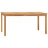 vidaXL Ensemble &agrave; manger de jardin 7 pcs Bois de teck solide