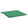 vidaXL Coussins de chaise jardin lot de 4 vert 50x50x4 cm tissu oxford