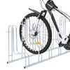 vidaXL Support de vélo au sol autoportant pour 6 vélos acier galvanisé