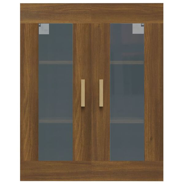 vidaXL Armoire murale suspendue Chêne marron 69,5x34x90 cm