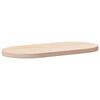 vidaXL Plateau de table 60x30x2,5 cm Bois massif Pin Ovale
