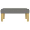 vidaXL Banc Gris foncé 70x30x30 cm Tissu