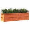 vidaXL Jardinière cire marron 180x50x50 cm bois de pin massif
