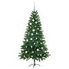 vidaXL Sapin de No&euml;l avec 150 LED avec support Vert 150 cm PE