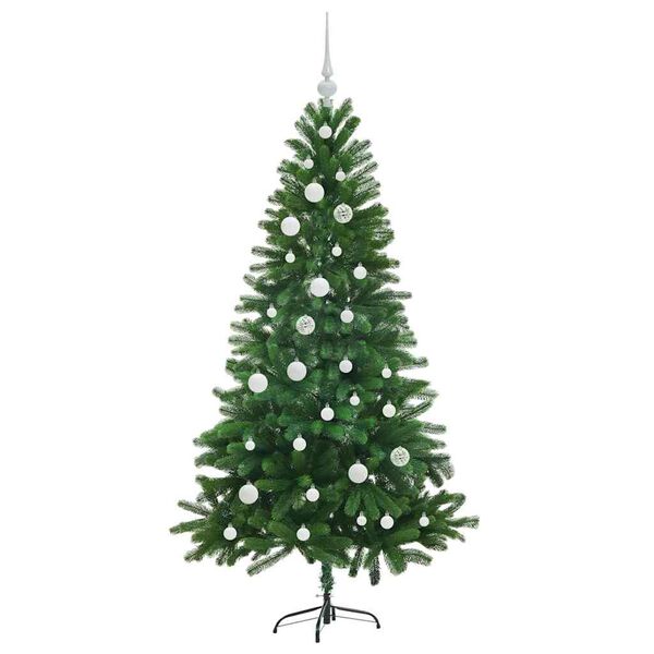 vidaXL Sapin de No&euml;l avec 150 LED avec support Vert 150 cm PE