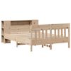 vidaXL Lit bibliothèque sans matelas 120x190 cm bois de pin massif