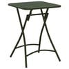 vidaXL Table de Jardin Vert foncé 55 x 55 x 73 cm