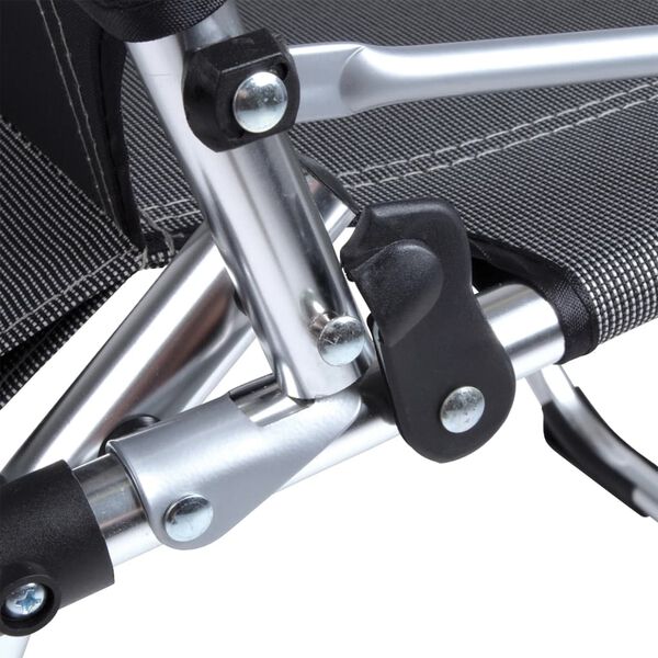 Bo-Camp Chaise de camping pliable Copa Rio Classic Gris