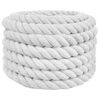 vidaXL Corde en coton 60 mm 5 m Blanc 100% Coton