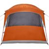 vidaXL Tente familiale avec toit Orange et Orange 435 x 255 x 216 cm