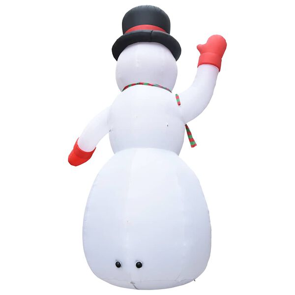 vidaXL Bonhomme de neige gonflable avec LED IP44 600 cm XXL