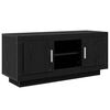 vidaXL Meuble TV 102 x 35 x 45 cm Ch&ecirc;ne noir Bois d'ing&eacute;nierie