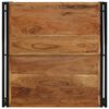vidaXL Table basse 80x80x35 cm bois massif acacia