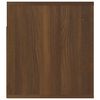 vidaXL Tables de chevet murales 2 pcs Ch&ecirc;ne marron 50x36x40 cm