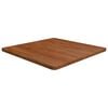 vidaXL Dessus de table carr&eacute; Marron fonc&eacute;70x70x2,5cm Bois ch&ecirc;ne trait&eacute;