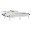 vidaXL Cadre de lit sans matelas blanc 160x200 cm bois de pin massif