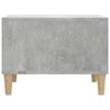 vidaXL Table basse Gris béton 60x50x36,5 cm Bois d'ingénierie