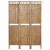 vidaXL Cloison de s&eacute;paration 3 panneaux Bambou 120x180 cm