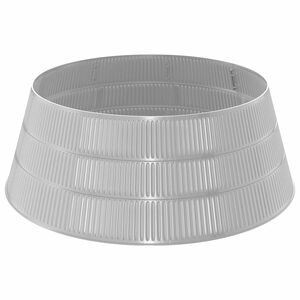 vidaXL JupedesapindeNo&euml;l En forme de c&ocirc;ne Argent&eacute; &Oslash; 73 x 25,5 cm