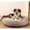 Beeztees Lit pour chien Mousse &agrave; m&eacute;moire de forme Jaxx 50x20 cm Gris