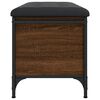 vidaXL Banc de rangement ch&ecirc;ne marron 82x42x45 cm Bois d'ing&eacute;nierie