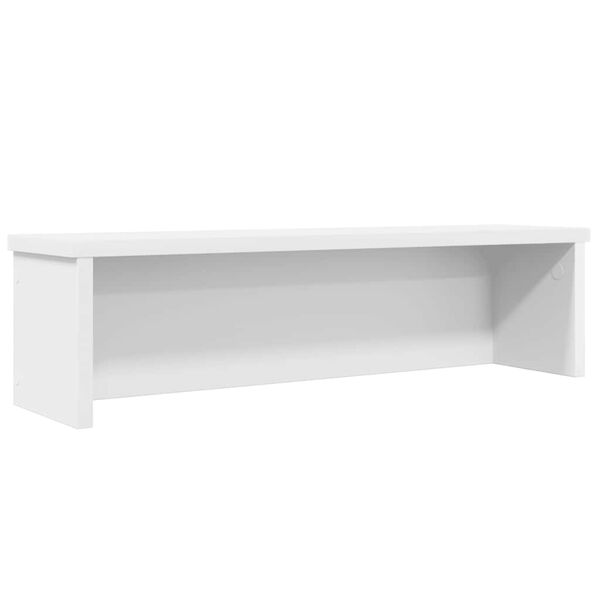 vidaXL &Eacute;tag&egrave;re de cuisine empilable blanc 50x15x16cm bois d'ing&eacute;nierie