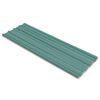 vidaXL Panneau de toiture 12 pc Vert 129 x 45 cm Acier galvanis&eacute;