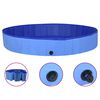 vidaXL Piscine pliable pour chiens Bleu 200x30 cm PVC