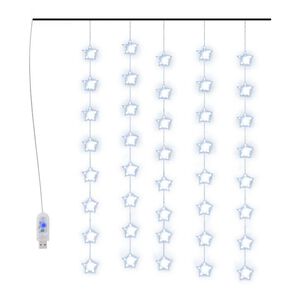 vidaXL Guirlande lumineuse &agrave; &eacute;toiles LED 200 LED Bleu 8 fonctions
