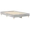 vidaXL Cadre de lit sans matelas sonoma gris 120x200cm bois ing&eacute;nierie