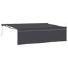 vidaXL Auvent r&eacute;tractable Anthracite 500 &times; 300 cm