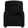 vidaXL Fauteuil inclinable noir tissu