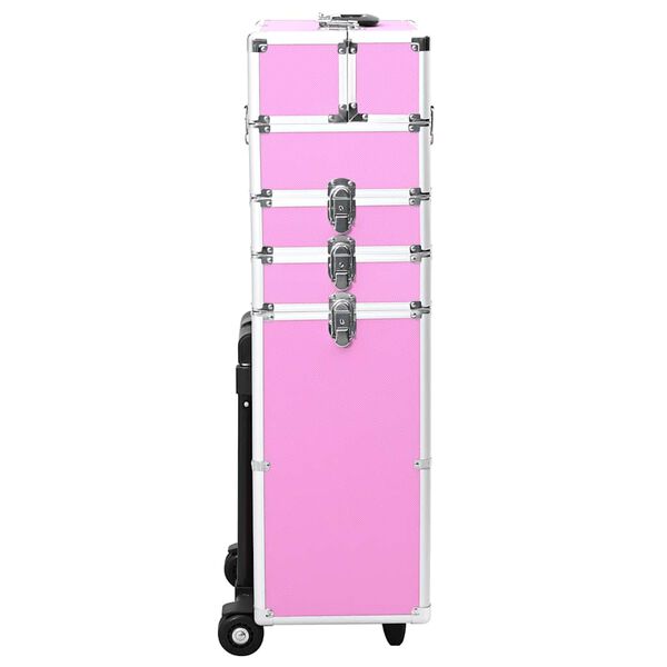 vidaXL Chariot de maquillage Aluminium Rose