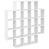vidaXL &Eacute;tag&egrave;re Murale Blanc 100 x 13 x 100 cm Bois d'ing&eacute;nierie