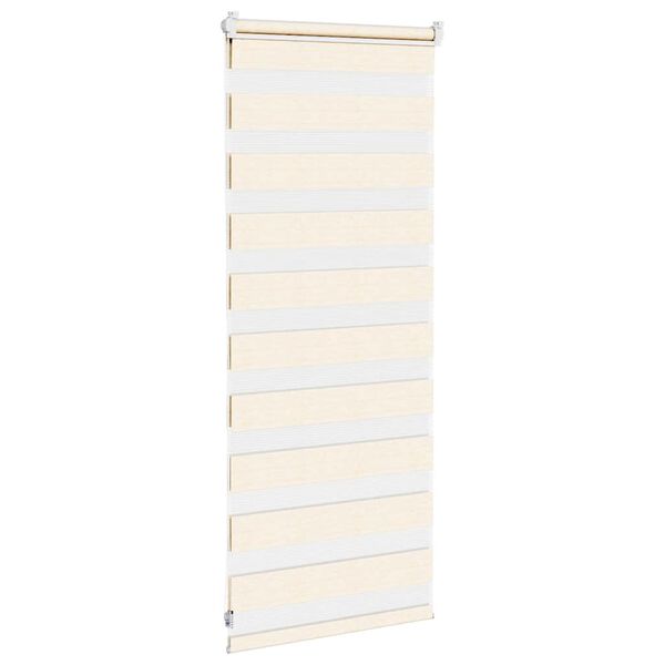 vidaXL Store z&egrave;bre beige marbr&eacute; largeur du tissu 60,9 cm polyester