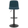 vidaXL Tabourets de bar lot de 2 bleu velours