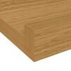 vidaXL &Eacute;tag&egrave;re Murale 4 pcs Beige 80 x 9 x 3 cm Bois d'ing&eacute;nierie