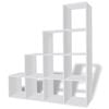 vidaXL Biblioth&egrave;que/&eacute;tag&egrave;re 142 cm Blanc