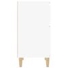 vidaXL Tables de chevet 2 pcs blanc 40x35x70 cm